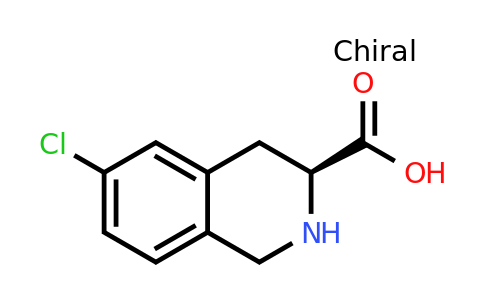 CAS 1344407-69-7 | (S)-6-Chloro-1,2,3,4-tetrahydroisoquinoline-3-carboxylic acid