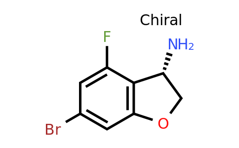 CAS 1344459-92-2 | (S)-6-Bromo-4-fluoro-2,3-dihydrobenzofuran-3-amine