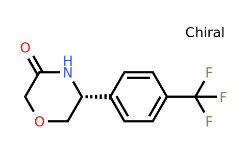 CAS 1344584-09-3 | (5R)-5-[4-(trifluoromethyl)phenyl]morpholin-3-one