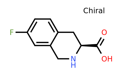 CAS 1344612-87-8 | (3S)-7-fluoro-1,2,3,4-tetrahydroisoquinoline-3-carboxylic acid