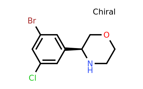 CAS 1344632-02-5 | (3S)-3-(3-bromo-5-chloro-phenyl)morpholine