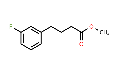 CAS 134464-81-6 | Methyl 4-(3-fluorophenyl)butanoate