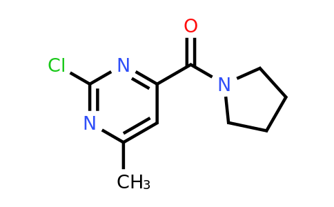 CAS 1344701-83-2 | (2-Chloro-6-methylpyrimidin-4-yl)(pyrrolidin-1-yl)methanone