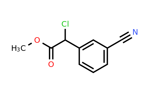 CAS 1344704-36-4 | methyl 2-chloro-2-(3-cyanophenyl)acetate