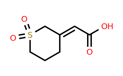 CAS 1344846-39-4 | 2-(1,1-dioxothian-3-ylidene)acetic acid