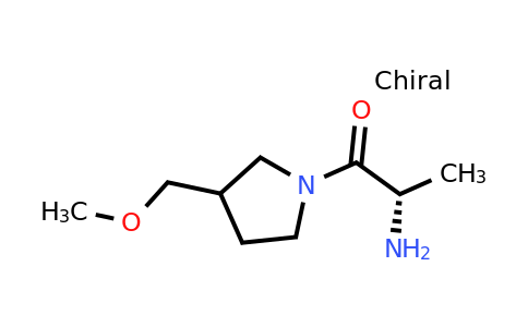 CAS 1344971-58-9 | (2S)-2-Amino-1-(3-(methoxymethyl)pyrrolidin-1-yl)propan-1-one