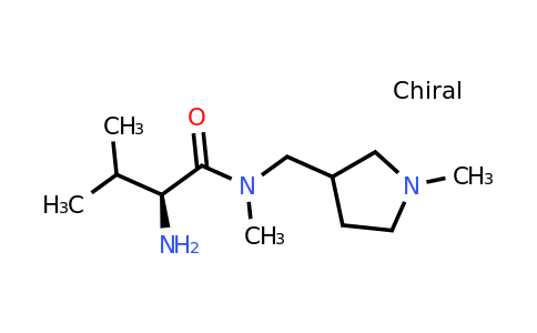 CAS 1344971-82-9 | (2S)-2-Amino-N,3-dimethyl-N-((1-methylpyrrolidin-3-yl)methyl)butanamide