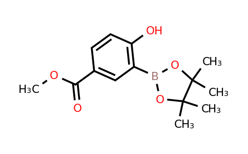 CAS 1345014-21-2 | Benzoic acid, 4-hydroxy-3-(4,4,5,5-tetramethyl-1,3,2-dioxaborolan-2-YL)-, methyl ester