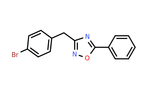 CAS 1345020-60-1 | 3-(4-bromobenzyl)-5-phenyl-1,2,4-oxadiazole