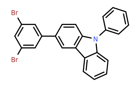 CAS 1345021-52-4 | 3-(3,5-Dibromophenyl)-9-phenyl-9H-carbazole