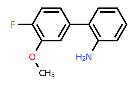 CAS 1345471-47-7 | 2-(4-Fluoro-3-methoxyphenyl)aniline