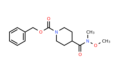 CAS 1345673-91-7 | 1-Cbz-N-methoxy-N-methyl-4-piperidinecarboxamide