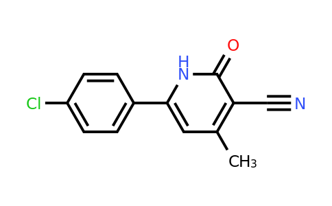 CAS 134600-02-5 | 6-(4-chlorophenyl)-4-methyl-2-oxo-1,2-dihydropyridine-3-carbonitrile