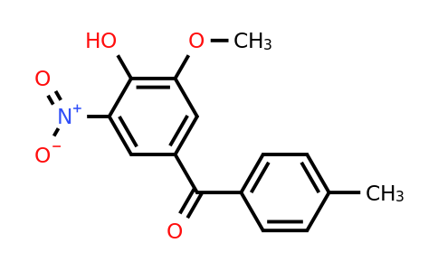CAS 134612-80-9 | (4-Hydroxy-3-methoxy-5-nitrophenyl)(p-tolyl)methanone