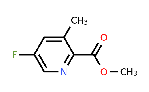CAS 1346148-32-0 | methyl 5-fluoro-3-methylpyridine-2-carboxylate
