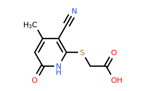 CAS 134616-73-2 | 2-[(3-cyano-4-methyl-6-oxo-1,6-dihydropyridin-2-yl)sulfanyl]acetic acid