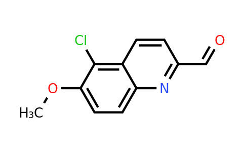 CAS 1346169-76-3 | 5-Chloro-6-methoxyquinoline-2-carbaldehyde