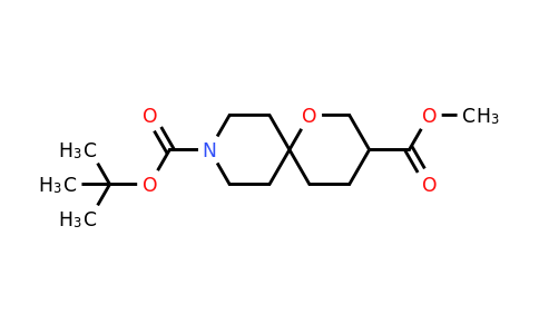 CAS 1346229-43-3 | 9-tert-butyl 3-methyl 1-oxa-9-azaspiro[5.5]undecane-3,9-dicarboxylate