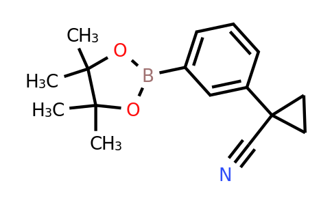 CAS 1346264-25-2 | 1-[3-(4,4,5,5-Tetramethyl-[1,3,2]dioxaborolan-2-yl)-phenyl]-cyclopropanecarbonitrile