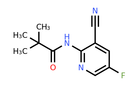 CAS 1346447-40-2 | N-(3-Cyano-5-fluoropyridin-2-yl)pivalamide
