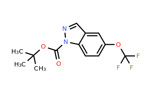 CAS 1346521-27-4 | tert-Butyl 5-(trifluoromethoxy)-1H-indazole-1-carboxylate