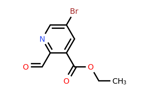 CAS 1346535-38-3 | ethyl 5-bromo-2-formylpyridine-3-carboxylate