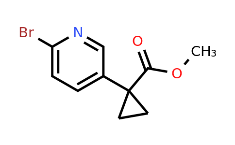 CAS 1346539-47-6 | methyl 1-(6-bromopyridin-3-yl)cyclopropane-1-carboxylate