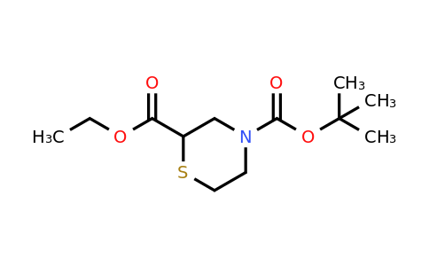 CAS 1346597-50-9 | 4-(tert-butyl) 2-ethyl thiomorpholine-2,4-dicarboxylate