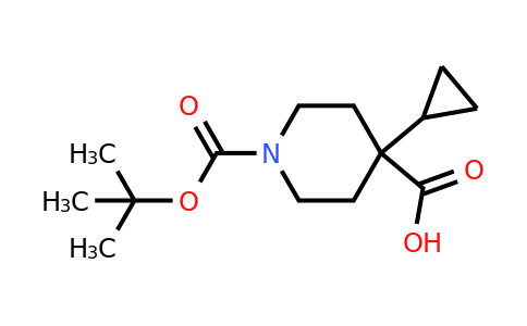 CAS 1346599-08-3 | 1-[(tert-butoxy)carbonyl]-4-cyclopropylpiperidine-4-carboxylic acid