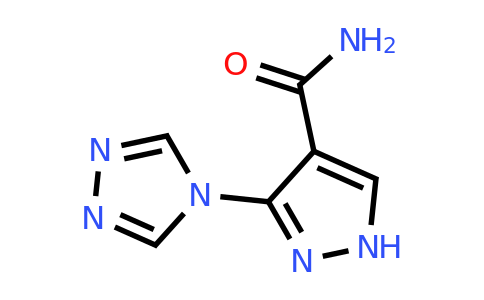 CAS 1346604-13-4 | 3-(4H-1,2,4-triazol-4-yl)-1H-pyrazole-4-carboxamide