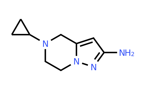 CAS 1346673-35-5 | 5-cyclopropyl-4,5,6,7-tetrahydropyrazolo[1,5-a]pyrazin-2-amine