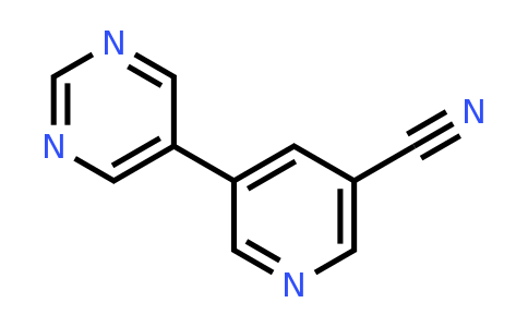 CAS 1346687-34-0 | 5-(Pyrimidin-5-yl)nicotinonitrile