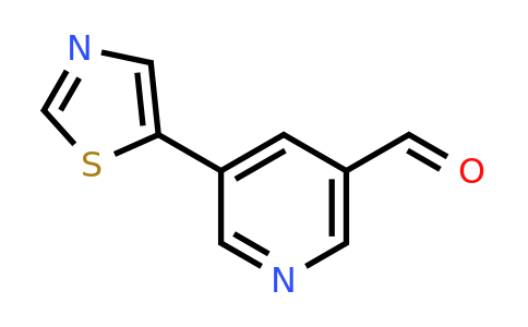CAS 1346687-57-7 | 5-(Thiazol-5-yl)nicotinaldehyde