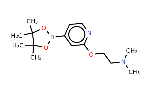 CAS 1346697-29-7 | 2-(4-(4,4,5,5-Tetramethyl-1,3,2-dioxaborolan-2-YL)pyridin-2-yloxy)-N,n-dimethylethanamine