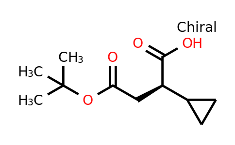 CAS 1346701-85-6 | (R)-4-(tert-Butoxy)-2-cyclopropyl-4-oxobutanoic acid