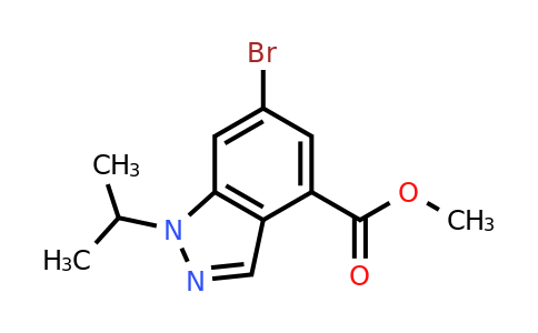 CAS 1346702-52-0 | methyl 6-bromo-1-(propan-2-yl)-1H-indazole-4-carboxylate