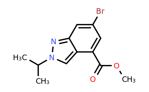 CAS 1346702-53-1 | methyl 6-bromo-2-(propan-2-yl)-2H-indazole-4-carboxylate