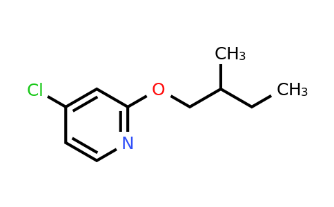 4-Chloro-2-(2-methylbutoxy)pyridine