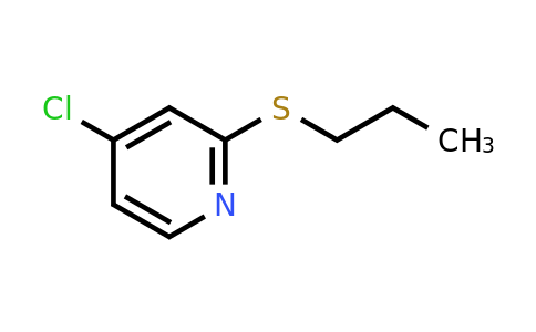 CAS 1346707-21-8 | 4-Chloro-2-(propylthio)pyridine