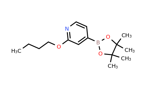 CAS 1346707-86-5 | 2-Butoxy-4-(4,4,5,5-tetramethyl-1,3,2-dioxaborolan-2-YL)pyridine