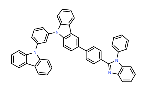 CAS 1346792-67-3 | 9-(3-(9H-carbazol-9-yl)phenyl)-3-(4-(1-phenyl-1H-benzo[d]imidazol-2-yl)phenyl)-9H-carbazole