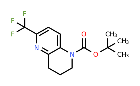 CAS 1346809-60-6 | tert-Butyl 6-(trifluoromethyl)-3,4-dihydro-1,5-naphthyridine-1(2H)-carboxylate