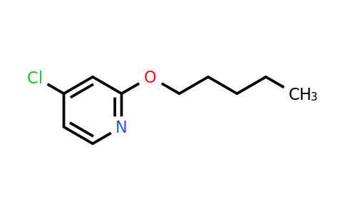 CAS 1346809-67-3 | 4-Chloro-2-(pentyloxy)pyridine