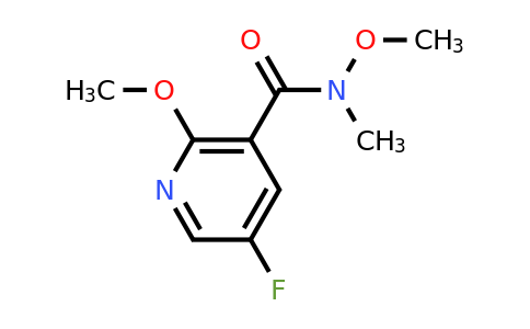 CAS 1346817-38-6 | 5-fluoro-N,2-dimethoxy-N-methylnicotinamide