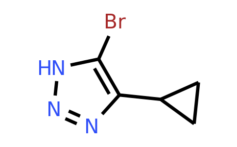 CAS 1346948-93-3 | 5-Bromo-4-cyclopropyl-1H-1,2,3-triazole