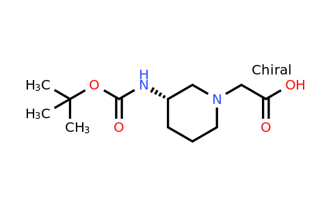 CAS 1347009-65-7 | 2-[(3S)-3-(tert-butoxycarbonylamino)-1-piperidyl]acetic acid