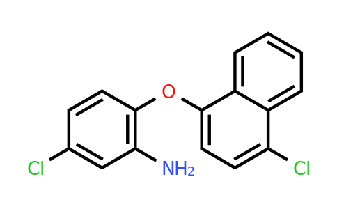 CAS 134897-75-9 | 5-Chloro-2-((4-chloronaphthalen-1-yl)oxy)aniline