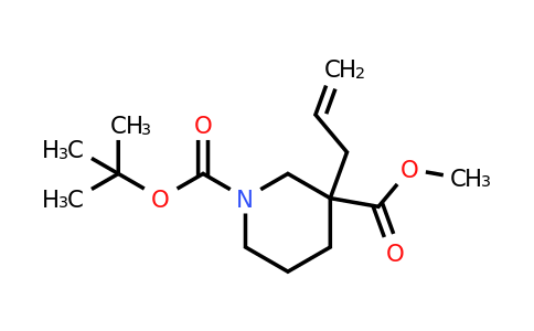 CAS 1349644-17-2 | 1-tert-butyl 3-methyl 3-(prop-2-en-1-yl)piperidine-1,3-dicarboxylate