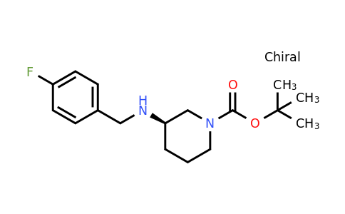 CAS 1349699-72-4 | (R)-tert-Butyl 3-((4-fluorobenzyl)amino)piperidine-1-carboxylate