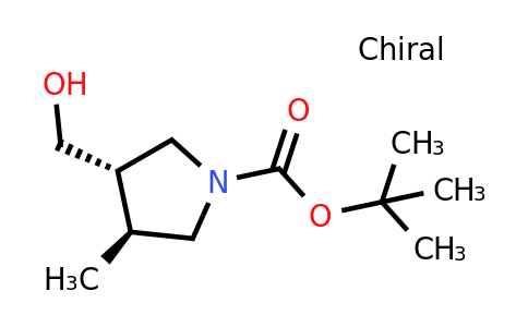 CAS 1349715-96-3 | Trans-tert-butyl 3-(hydroxymethyl)-4-methylpyrrolidine-1-carboxylate